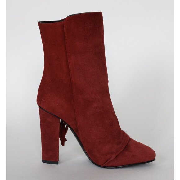 GIUSEPPE ZANOTTI BOOTS ALABAMA ANKLE BOOTIES FRINGE SUEDE LEATHER - Picture 9 of 11